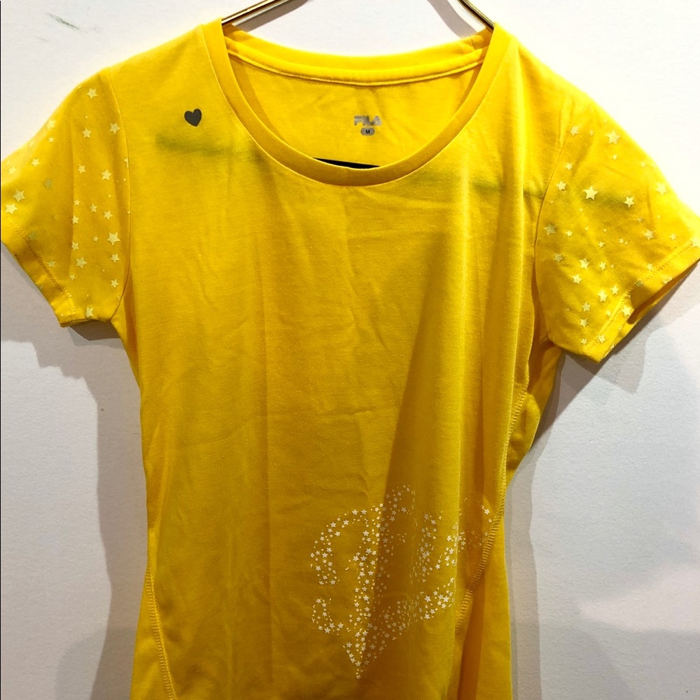 Fila yellow T-shirt sizeS